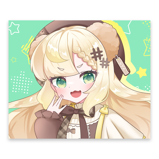 絵描ウタ1周年記念　マウスパッド　240mm x 200mm