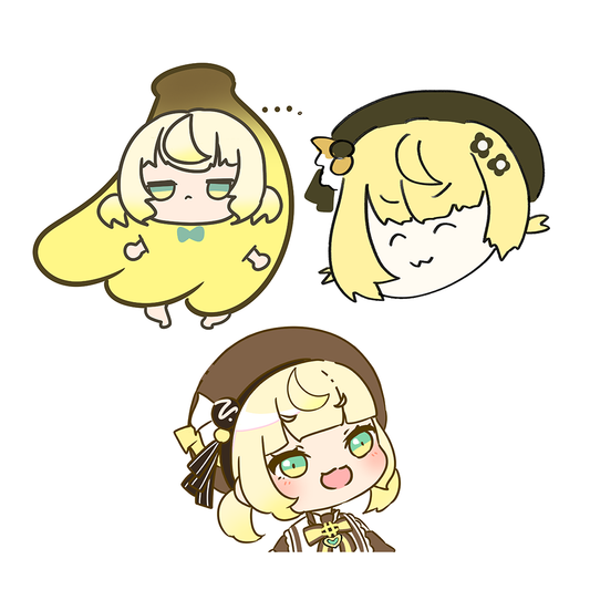 絵描ウタ1周年記念　ステッカー3種セット